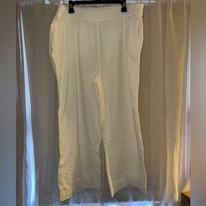 White Linen Wide Leg Pants from Old Navy